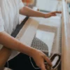 telaio in legno particolare di tessitura