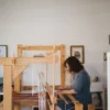 Atlante di Trame Percorso di tessitura personalizzata particolare al telaio